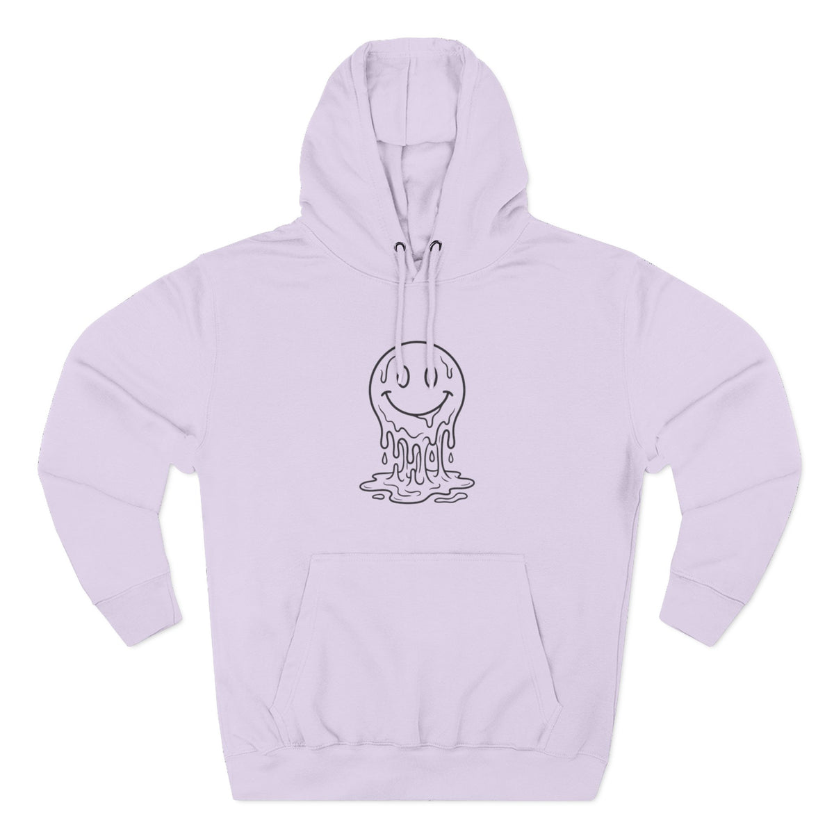 Melting Smile Hoodie — Gentle Soul Graphic Fleece Hoodie