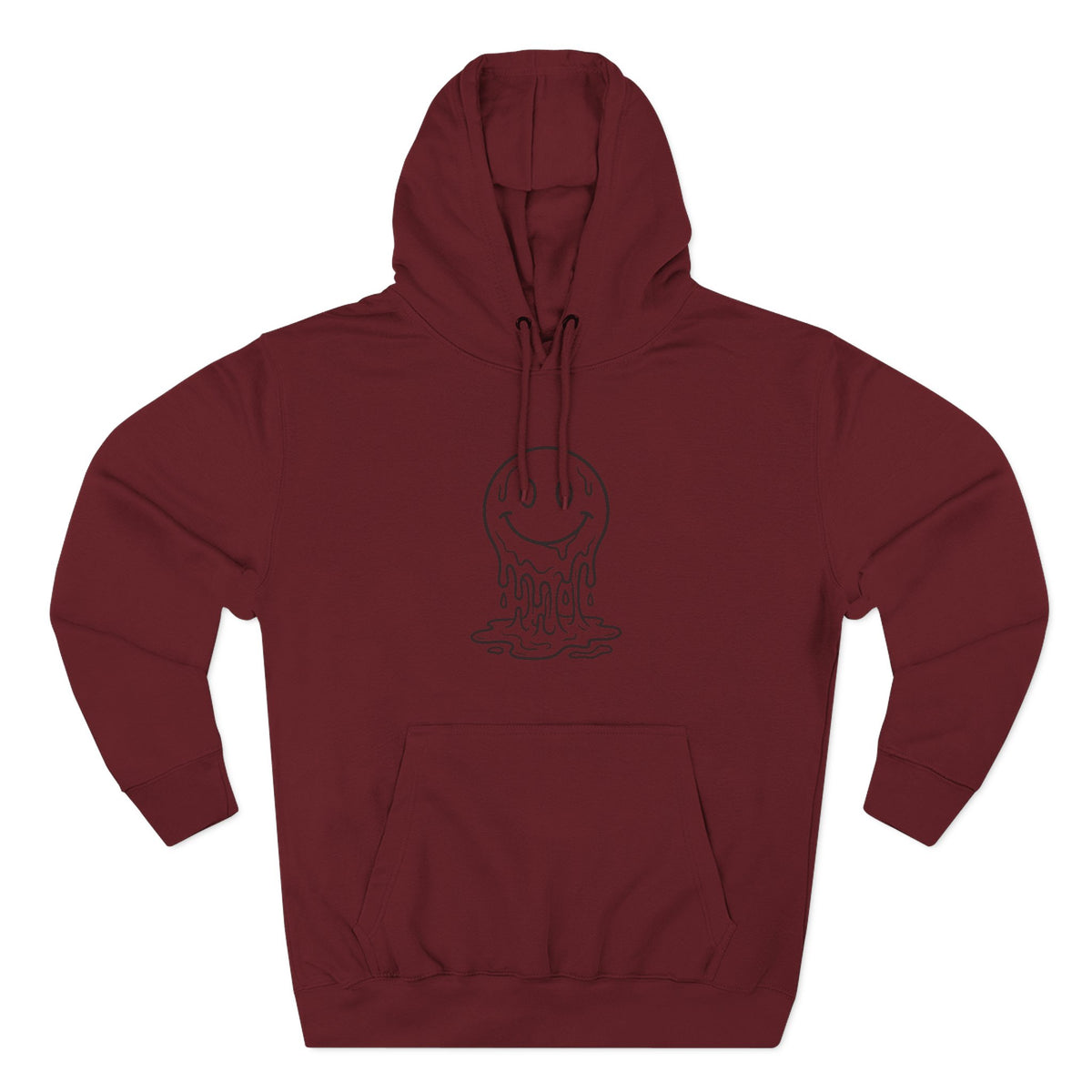 Melting Smile Hoodie — Gentle Soul Graphic Fleece Hoodie