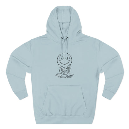 Melting Smile Hoodie — Gentle Soul Graphic Fleece Hoodie
