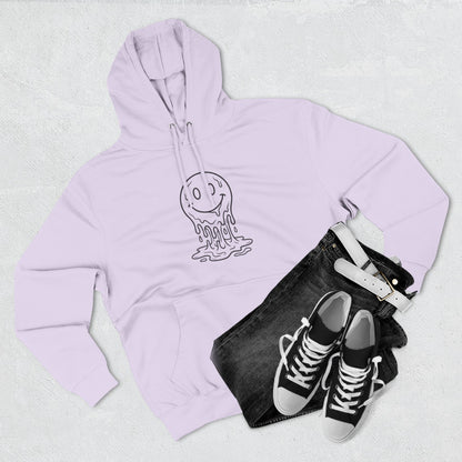 Melting Smile Hoodie — Gentle Soul Graphic Fleece Hoodie