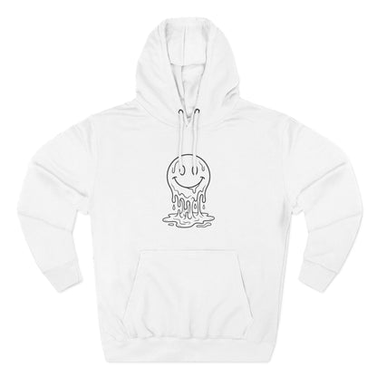 Melting Smile Hoodie — Gentle Soul Graphic Fleece Hoodie