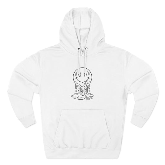 Melting Smile Hoodie — Gentle Soul Graphic Fleece Hoodie