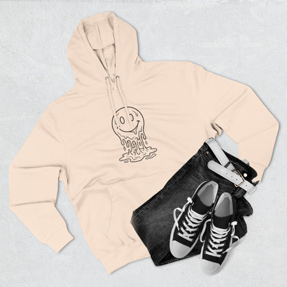 Melting Smile Hoodie — Gentle Soul Graphic Fleece Hoodie