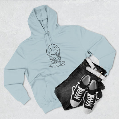 Melting Smile Hoodie — Gentle Soul Graphic Fleece Hoodie