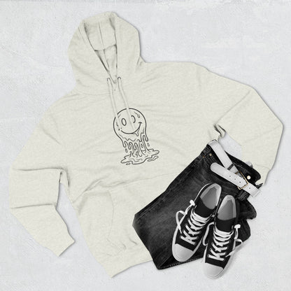 Melting Smile Hoodie — Gentle Soul Graphic Fleece Hoodie