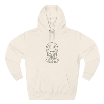 Melting Smile Hoodie — Gentle Soul Graphic Fleece Hoodie