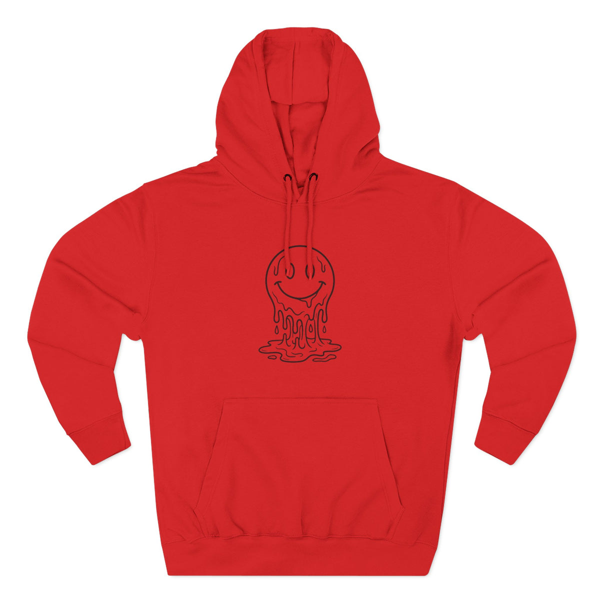 Melting Smile Hoodie — Gentle Soul Graphic Fleece Hoodie