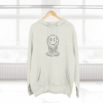 Melting Smile Hoodie — Gentle Soul Graphic Fleece Hoodie